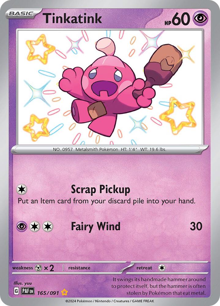Tinkatink - Pokemon Paldean Fates #165/091