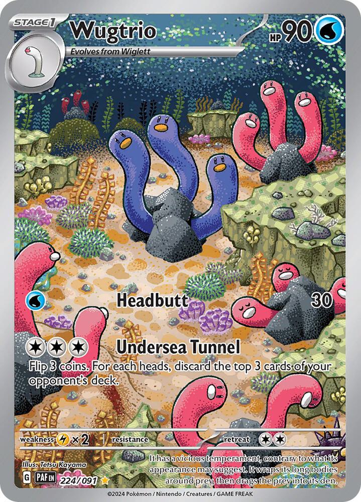 Wugtrio - Pokemon Paldean Fates #224/091