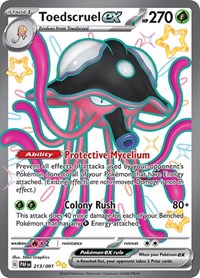 Toedscruel ex - Pokemon Paldean Fates #213/091
