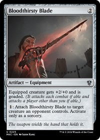 Bloodthirsty Blade - Commander: Murders at Karlov Manor - 225