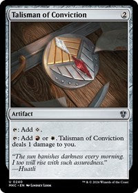 Talisman of Conviction - Commander: Murders at Karlov Manor - 240
