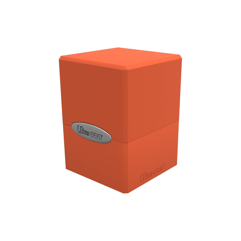 Ultra Pro: Satin Cube Deck Box, Pumpkin Orange