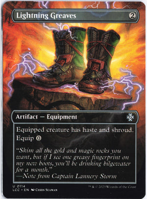 Lightning Greaves (Borderless) U Commander: The Lost Caverns of Ixalan 114 NM