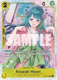 Kouzuki Hiyori - Wings of the Captain #OP06-106