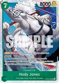 Hody Jones (035) - Wings of the Captain #OP06-035
