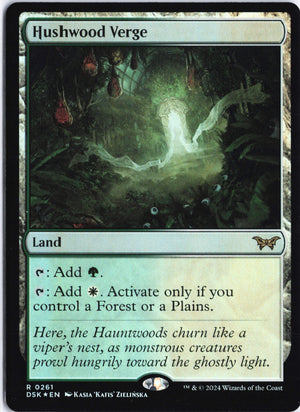 Hushwood Verge R Duskmourn: House of Horror 261 NM