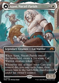 Ajani, Nacatl Pariah (Borderless) - Modern Horizons 3 - 442