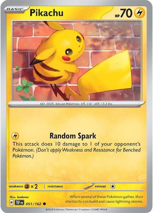 Pikachu - Pokemon Temporal Forces #051/162