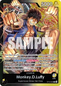 Monkey.D.Luffy (003) - Ultra Deck: The Three Brothers #ST13-003