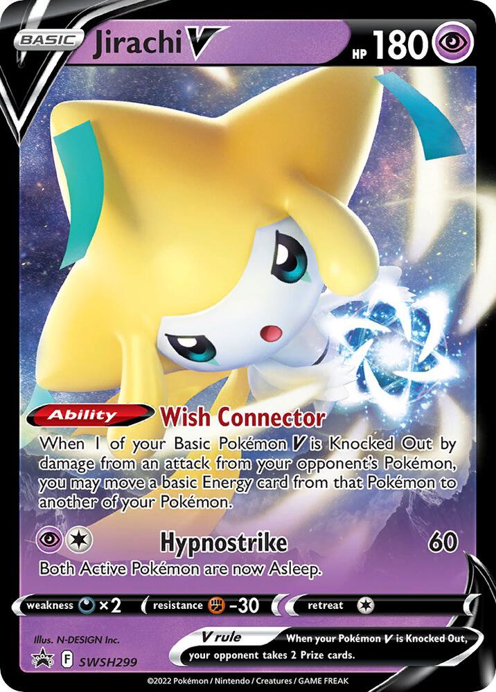 Jirachi V - 299 - Sword & Shield Promo Cards #SWSH299