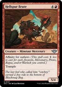 Hellspur Brute - Outlaws of Thunder Junction - 127