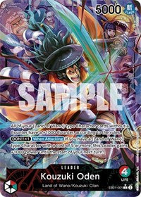 Kouzuki Oden (Alternate Art) - Extra Booster: Memorial Collection #EB01-001