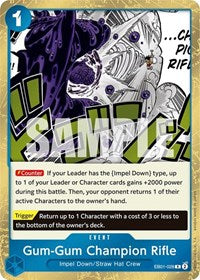 Gum-Gum Champion Rifle - Extra Booster: Memorial Collection #EB01-028
