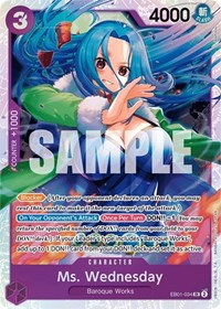 Ms. Wednesday - Extra Booster: Memorial Collection #EB01-034