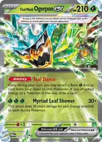 Teal Mask Ogerpon ex - Pokemon Twilight Masquerade #025/167