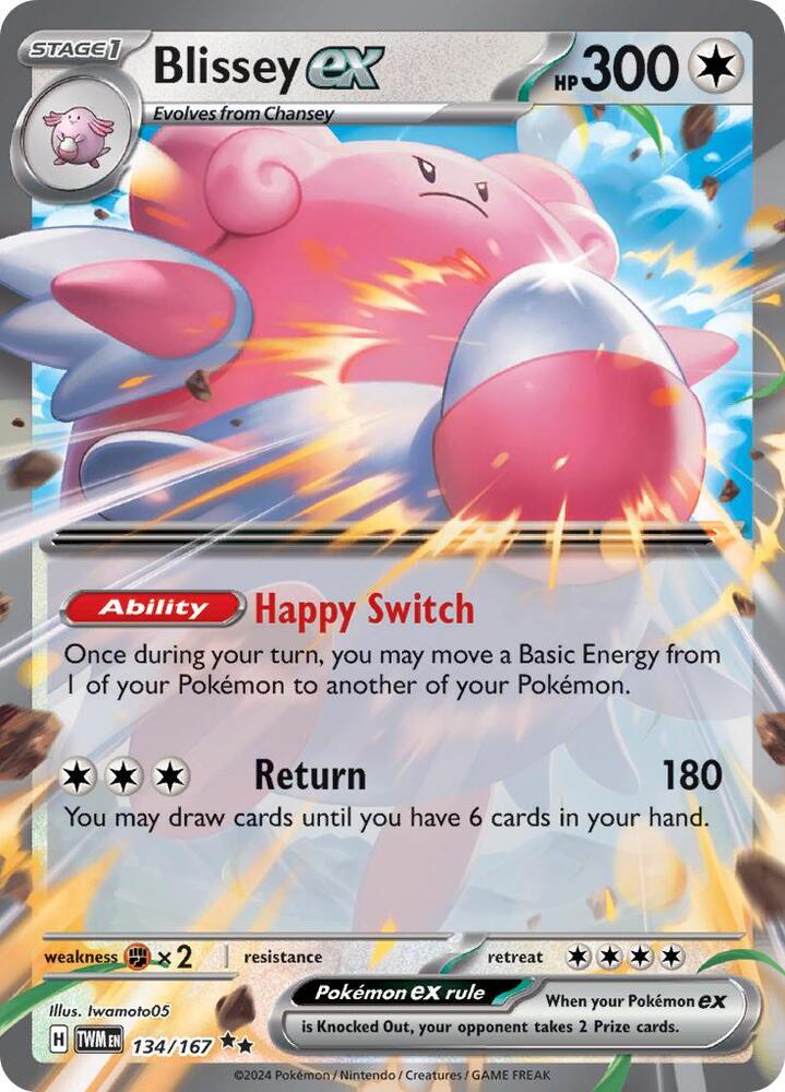 Blissey ex - Pokemon Twilight Masquerade #134/167