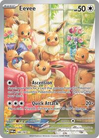 Eevee - PSA 9 - Pokemon Twilight Masquerade #188/167