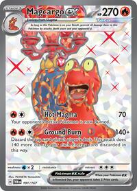 Magcargo ex - 191/167 - SV06: Twilight Masquerade - 191/167