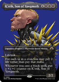 K'rrik, Son of Yawgmoth (Borderless) - Modern Horizons 3 - 365