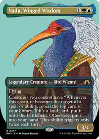 Nadu, Winged Wisdom (Borderless) - Modern Horizons 3 - 377