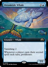 Dreamtide Whale (Extended Art) - Modern Horizons 3 - 450