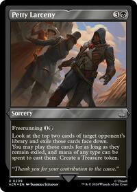 Petty Larceny (Foil Etched) - Universes Beyond: Assassin's Creed - 209
