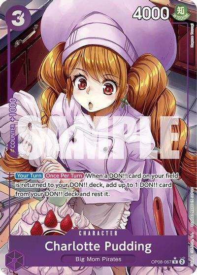 Charlotte Pudding [Alternate Art] OP08-067