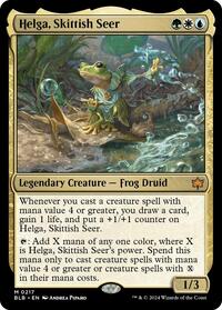 Helga, Skittish Seer - Bloomburrow - 217