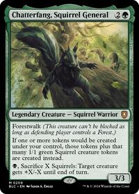 Chatterfang, Squirrel General - Commander: Bloomburrow #209