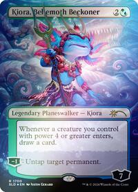 Kiora, Behemoth Beckoner (Rainbow Foil) - Secret Lair Drop Series - 1700