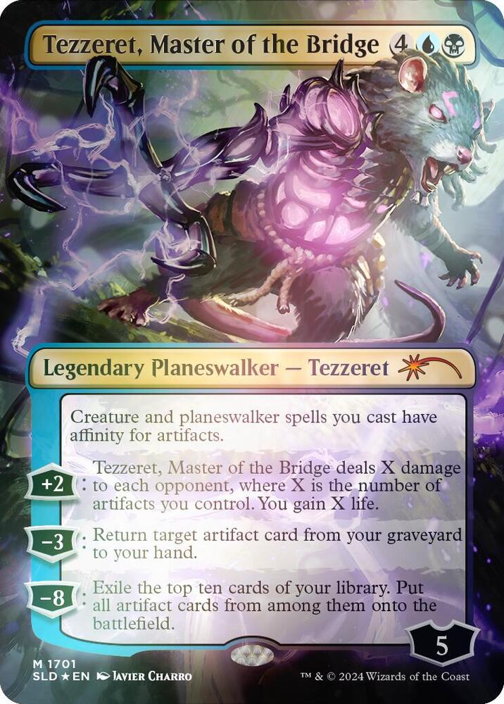 Tezzeret, Master of the Bridge (Rainbow Foil) - Secret Lair Drop Series #1701