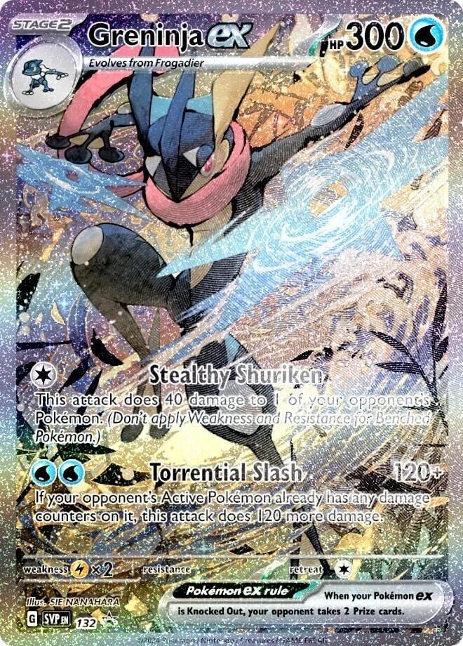 Greninja ex - Scarlet & Violet Promo Cards #132