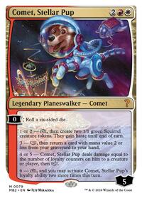 Comet, Stellar Pup (White Border) - Mystery Booster 2 #79