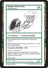 Keeper of the Crown (adventurer) - Mystery Booster 2 Playtest Cards