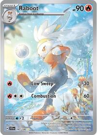 Raboot - Pokemon Stellar Crown #147/142