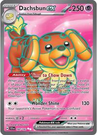 Dachsbun ex - Pokemon Stellar Crown #160/142