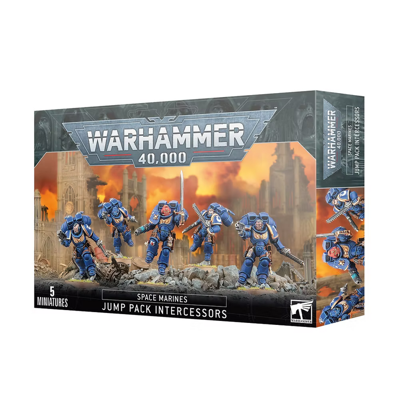 WARHAMMER 40,000 SPACE MARINES : ASSAULT INTERCESSORS WITH JUMP PACKS