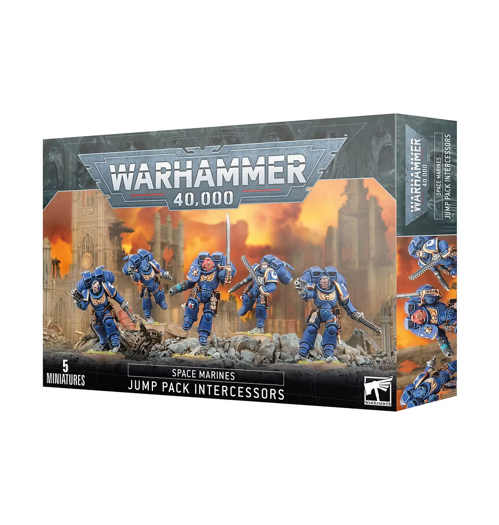 WARHAMMER 40,000 SPACE MARINES : ASSAULT INTERCESSORS WITH JUMP PACKS