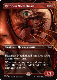 Razorkin Needlehead (Borderless) - Duskmourn: House of Horror - 347