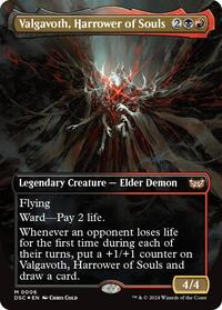 Valgavoth, Harrower of Souls (Borderless) - Commander: Duskmourn: House of Horror - 6
