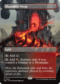 Blazemire Verge (Borderless) - Duskmourn: House of Horror - 329