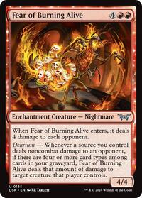 Fear of Burning Alive - Duskmourn: House of Horror - 135