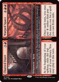 Charred Foyer // Warped Space - Duskmourn: House of Horror - 129