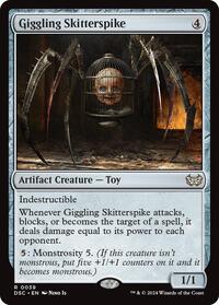 Giggling Skitterspike - Commander: Duskmourn: House of Horror - 39