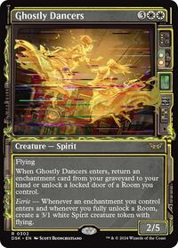 Ghostly Dancers (Showcase) - Duskmourn: House of Horror - 302