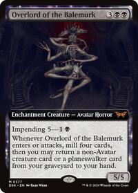 Overlord of the Balemurk (Extended Art) - Duskmourn: House of Horror - 377