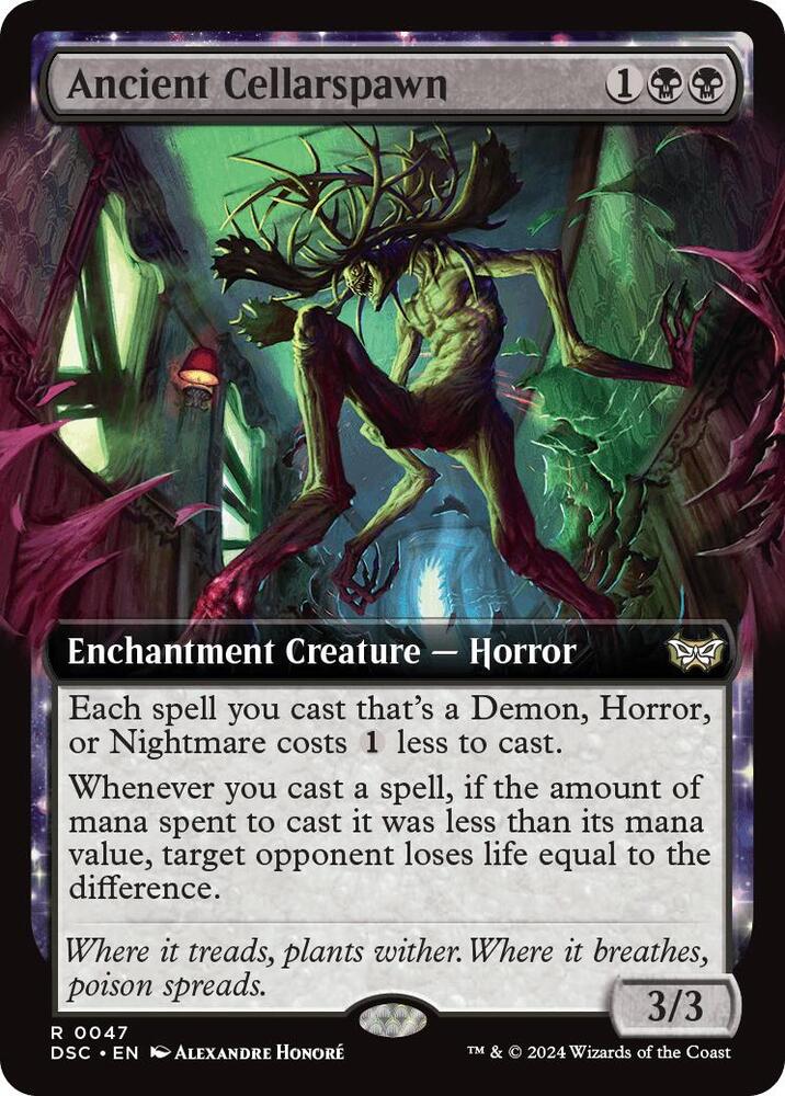 Ancient Cellarspawn (Extended Art) - Commander: Duskmourn: House of Horror #47