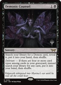 Demonic Counsel - Promo Pack: Duskmourn: House of Horror - 92