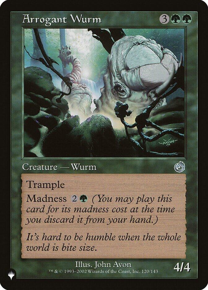 Arrogant Wurm - The List Reprints #120/143