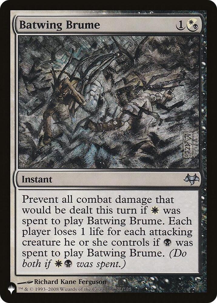 Batwing Brume - The List Reprints #81/180